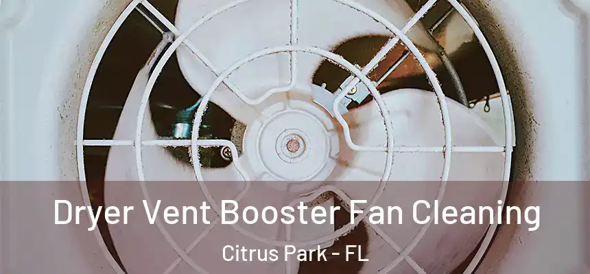 Dryer Vent Booster Fan Cleaning Citrus Park - FL