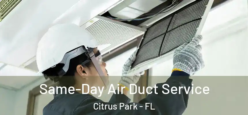 Same-Day Air Duct Service Citrus Park - FL
